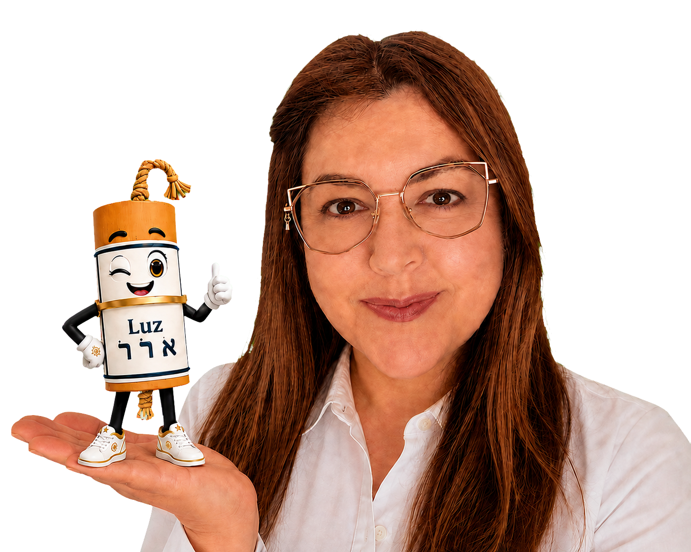 Lidia Ortiz realizando una intervención energética
